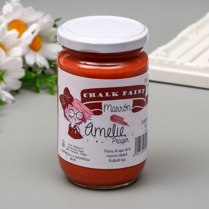 Меловая краска AMELIE коричневый, 280 мл
Меловая краска AMELIE коричневый, 280 мл
