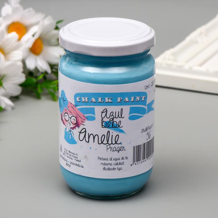 Меловая краска AMELIE светло-синий, 280 мл
Меловая краска AMELIE светло-синий, 280 мл