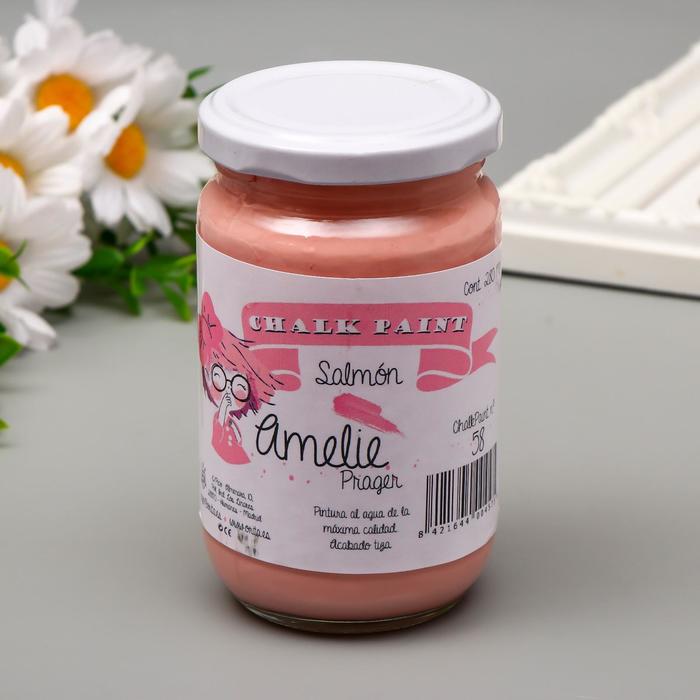 Меловая краска AMELIE лосось, 280 мл
Меловая краска AMELIE лосось, 280 мл