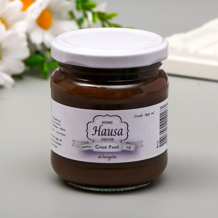 Меловая краска HAUSA венге, 180 мл
Меловая краска HAUSA венге, 180 мл