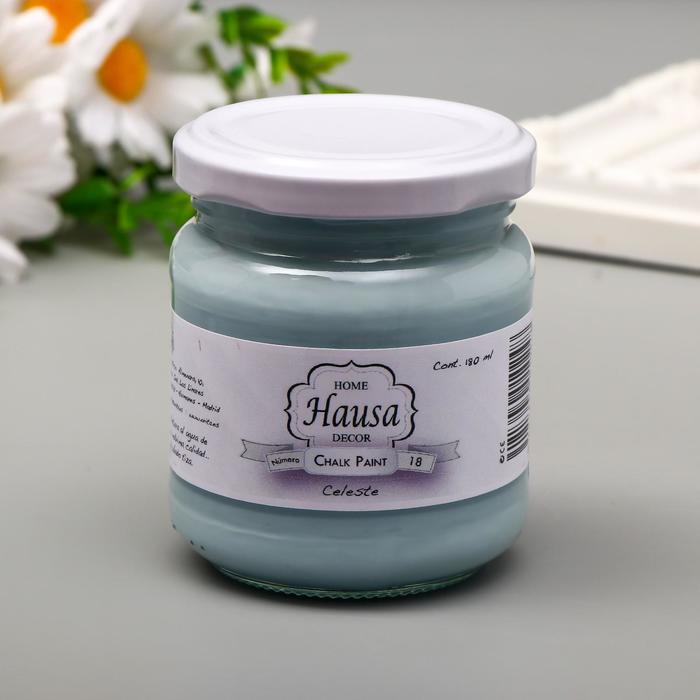Меловая краска HAUSA светло-синий, 180 мл
Меловая краска HAUSA светло-синий, 180 мл