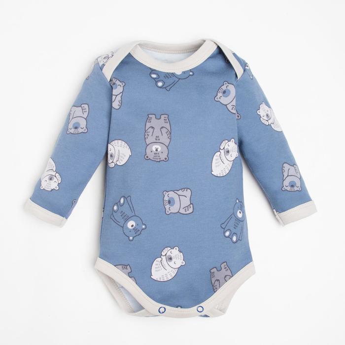 Боди в набивку с длинным рукавом Крошка Я «Мишка», рост 80-86 см, цвет синий
Боди в набивку с длинным рукавом Крошка Я «Мишка», рост 80-86 см, цвет синий