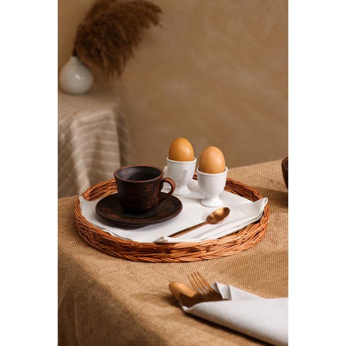 Поднос плетёный из лозы, D=30 см
Поднос плетёный из лозы, D=30 см