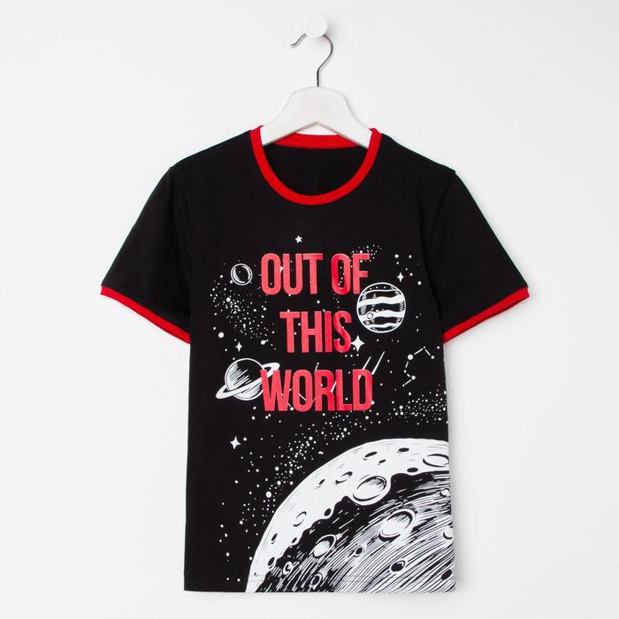 Футболка для мальчика, цвет чёрный, рост 140 см
Футболка для мальчика, цвет чёрный, рост 140 см