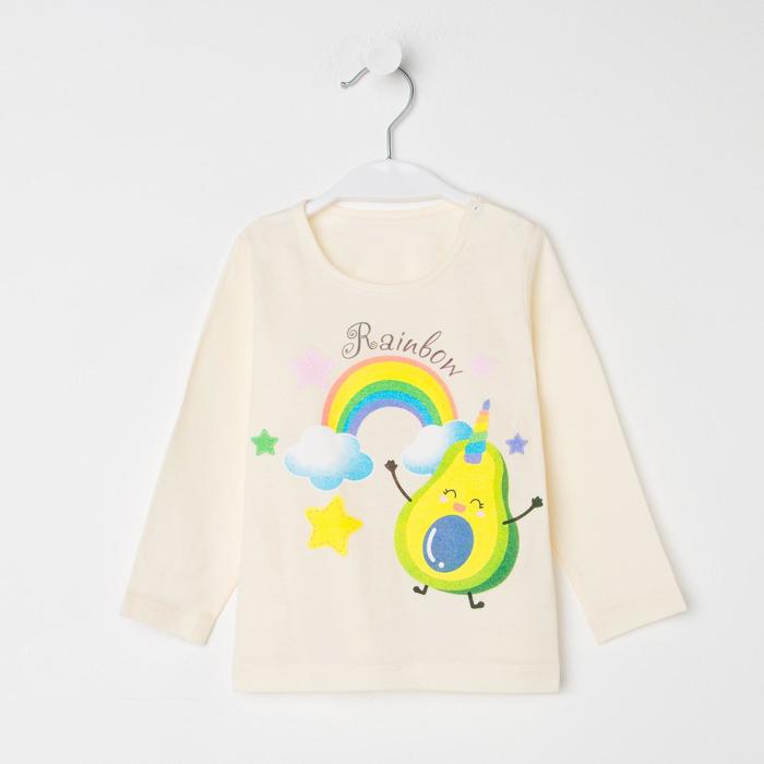 Лонгслив для девочки, цвет светло-бежевый, рост 80 см
Лонгслив для девочки, цвет светло-бежевый, рост 80 см