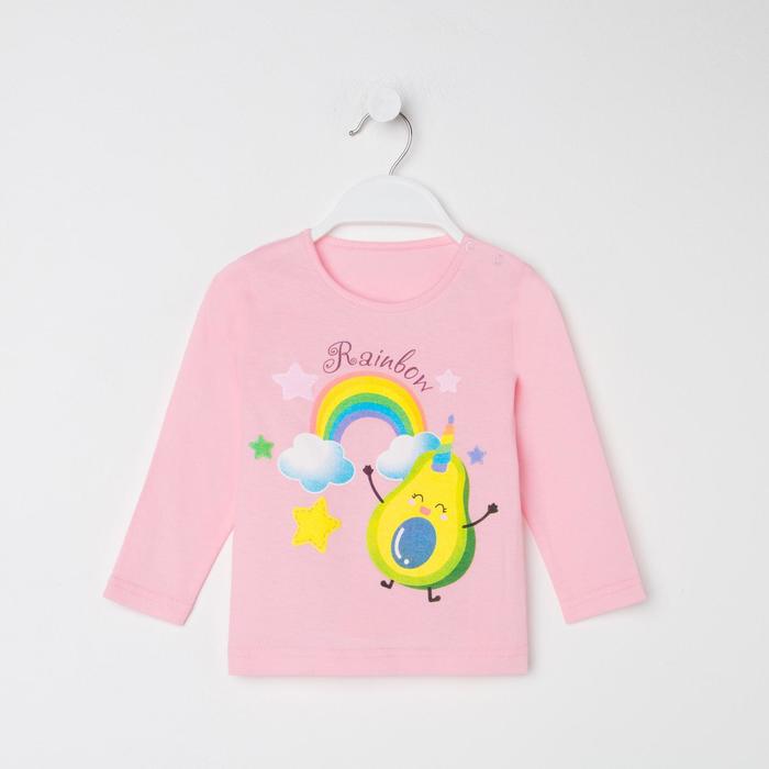 Лонгслив для девочки, цвет розовый, рост 74 см
Лонгслив для девочки, цвет розовый, рост 74 см