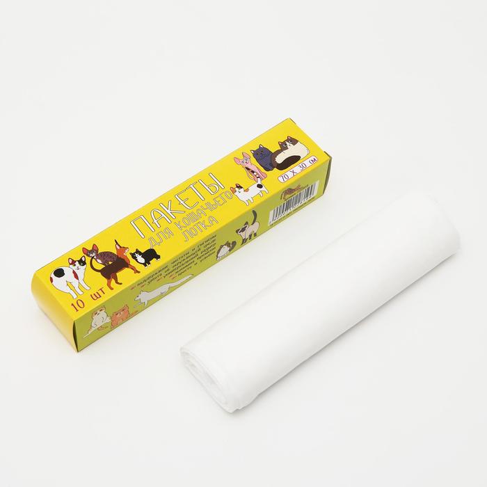 Пакеты "Пижон" котики, для кошачьих лотков, 10 шт в коробке
Пакеты "Пижон" котики, для кошачьих лотков, 10 шт в коробке