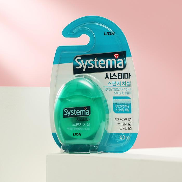 Зубная нить Systema, 40 м, микс цветов
Зубная нить Systema, 40 м, микс цветов