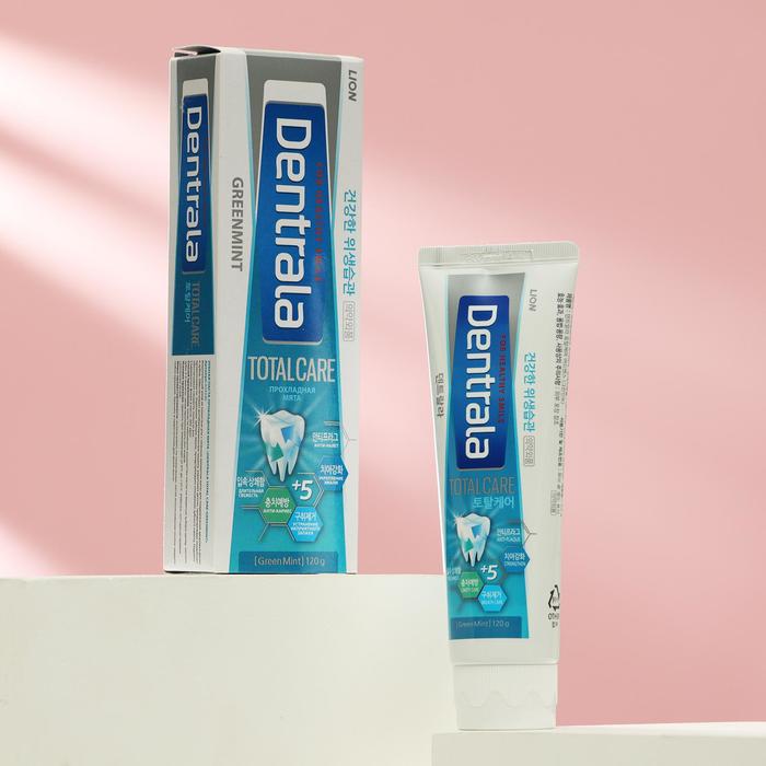 Зубная паста Dentrala total care greenmin прохладная мята, 120 г
Зубная паста Dentrala total care greenmin прохладная мята, 120 г