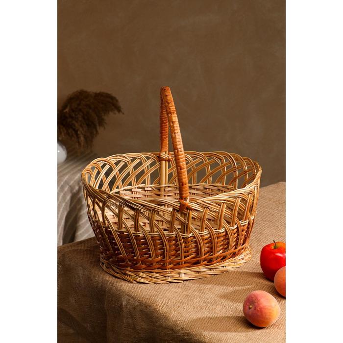 Корзина из лозы "Венеция", светлая, 33х41х39 см
Корзина из лозы "Венеция", светлая, 33х41х39 см