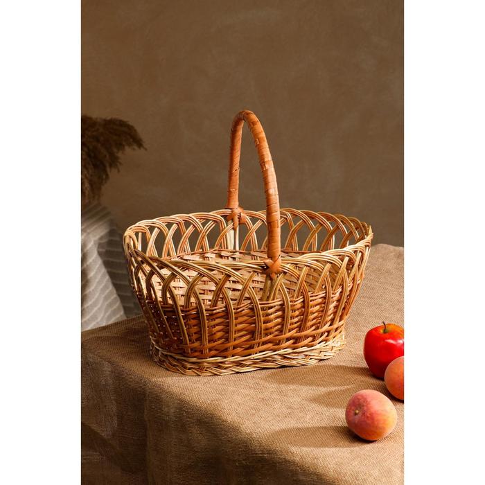 Корзина из лозы "Венеция", светлая, 29х39х33 см
Корзина из лозы "Венеция", светлая, 29х39х33 см