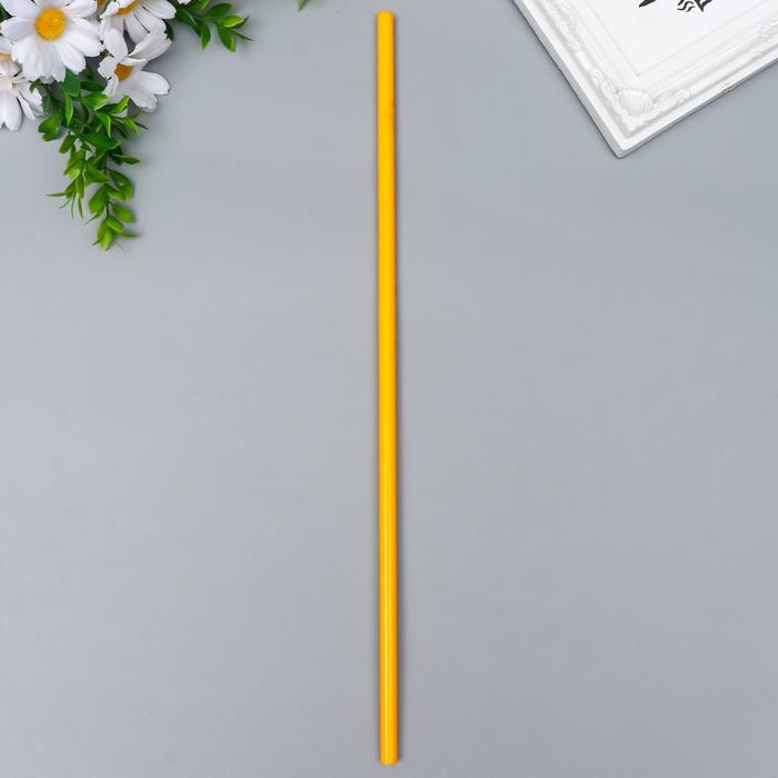 Палочки для лэмпворка №1 10 шт 37.5 см d 8.5 мм оранжевый/матовый