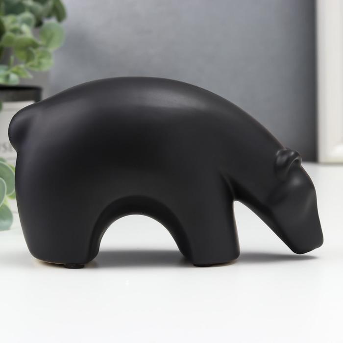 Сувенир керамика "Чёрный медведь" 9,5х6,8х16,5 см 
Сувенир керамика "Чёрный медведь" 9,5х6,8х16,5 см