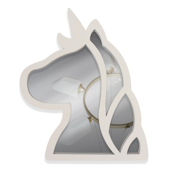 Зеркало настенное «Единорожка», зеркальная поверхность 19 × 24 см, цвет белый
Зеркало настенное «Единорожка», зеркальная поверхность 19 × 24 см, цвет белый