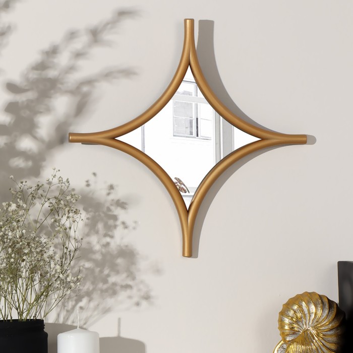 Зеркало настенное «Ромбик», зеркальная поверхность 11 × 21 см, цвет золотистый
Зеркало настенное «Ромбик», зеркальная поверхность 11 × 21 см, цвет золотистый