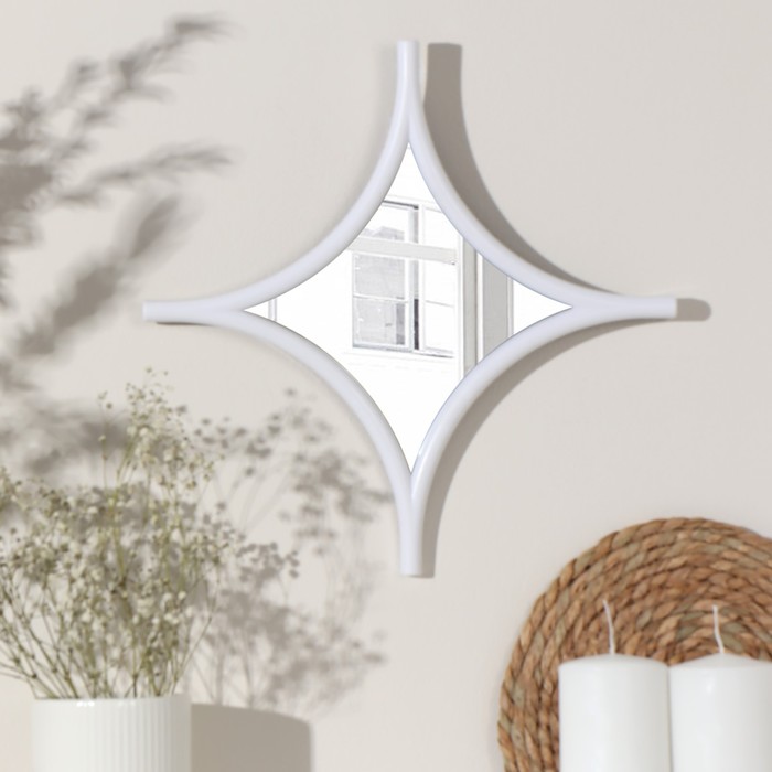 Зеркало настенное «Ромбик», зеркальная поверхность 11 × 21 см, цвет белый
Зеркало настенное «Ромбик», зеркальная поверхность 11 × 21 см, цвет белый