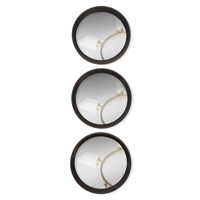 Набор настенных зеркал «Нео», d зеркальной поверхности 15,8 см, цвет чёрный
Набор настенных зеркал «Нео», d зеркальной поверхности 15,8 см, цвет чёрный
