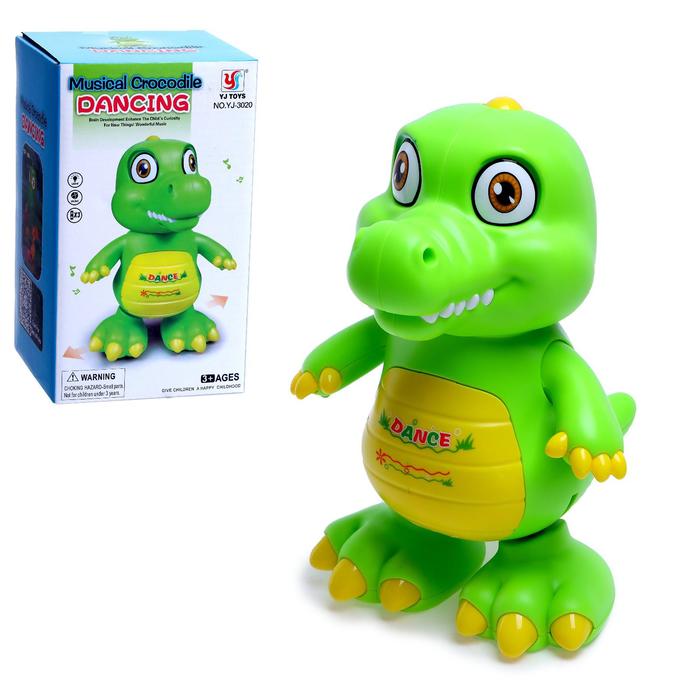 Игрушка «Крокодил», работает от батареек, танцует, световые и звуковые эффекты
Игрушка «Крокодил», работает от батареек, танцует, световые и звуковые эффекты