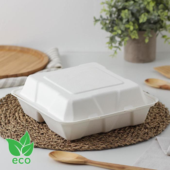 Ланч-бокс, 1,5 л, 3 секции, сахарный тростник
Ланч-бокс, 1,5 л, 3 секции, сахарный тростник