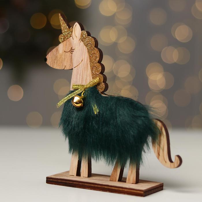Новогодний декор «Единорог с колокольчиком» 14×4×16 см, зелёный
Новогодний декор «Единорог с колокольчиком» 14×4×16 см, зелёный