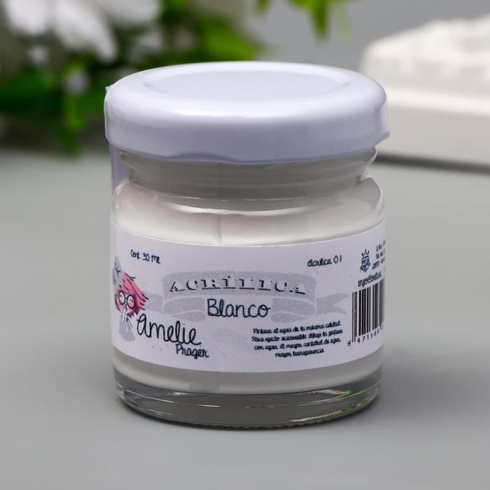 Акриловая краска AMELIE белая, 30 мл
Акриловая краска AMELIE белая, 30 мл