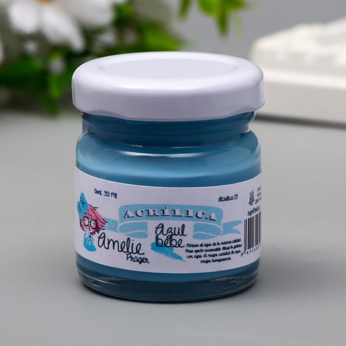 Акриловая краска AMELIE светло-синий, 30 мл
Акриловая краска AMELIE светло-синий, 30 мл