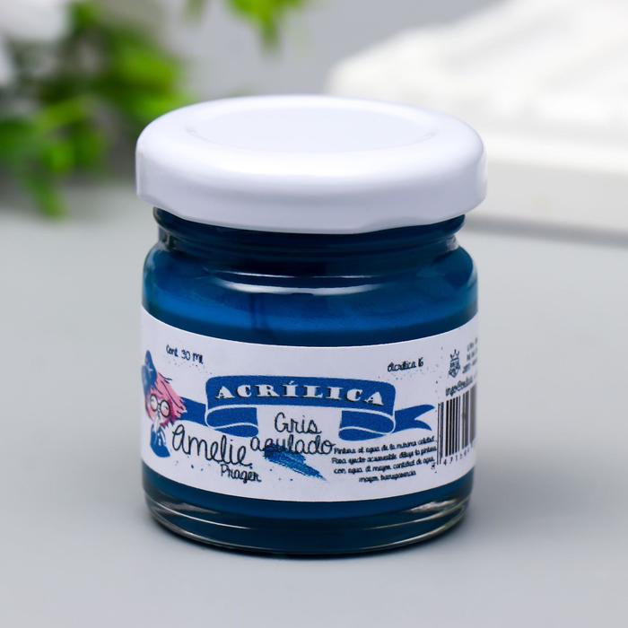 Акриловая краска AMELIE серо-синий, 30 мл
Акриловая краска AMELIE серо-синий, 30 мл