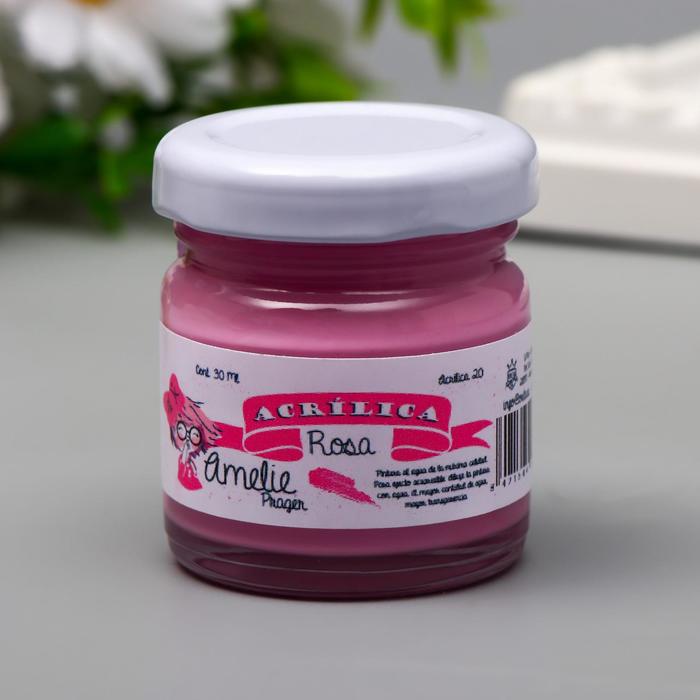 Акриловая краска AMELIE розовый, 30 мл
Акриловая краска AMELIE розовый, 30 мл