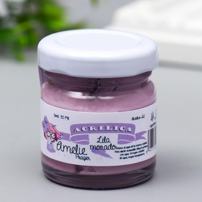 Акриловая краска AMELIE лиловый, 30 мл
Акриловая краска AMELIE лиловый, 30 мл
