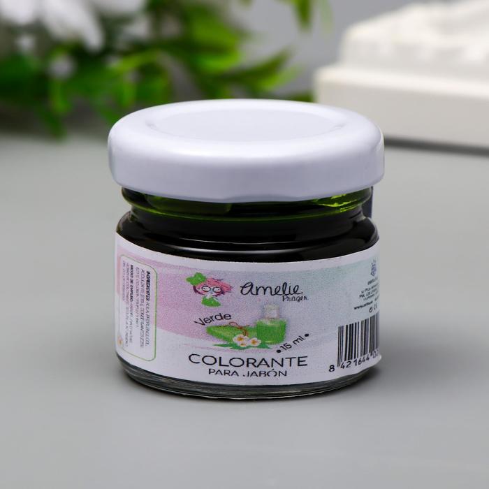 Краситель AMELIE зелёный, 15 мл
Краситель AMELIE зелёный, 15 мл
