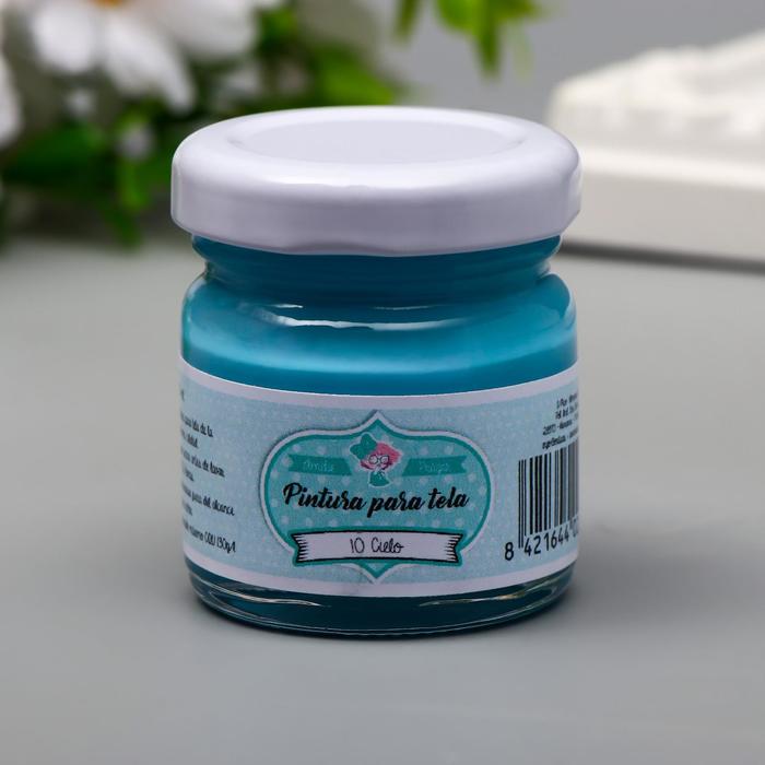 Краска для ткани AMELIE небесный, 30 мл
Краска для ткани AMELIE небесный, 30 мл