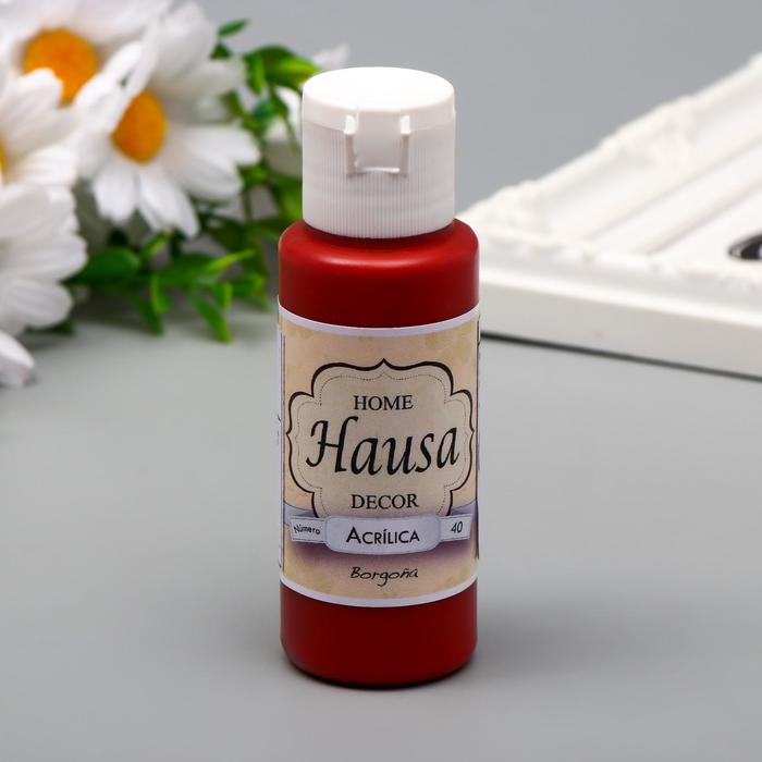 Акриловая краска HAUSA бургунди, 60 мл
Акриловая краска HAUSA бургунди, 60 мл