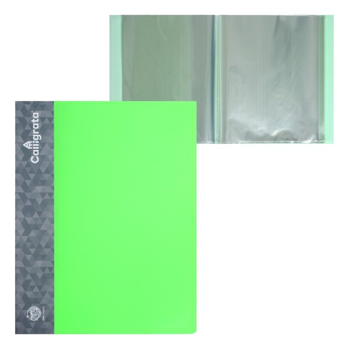 Папка с 80 вкладышами А4, 700 мкм, Calligrata, карман на корешке, неон, салатовая
Папка с 80 вкладышами А4, 700 мкм, Calligrata, карман на корешке, неон, салатовая