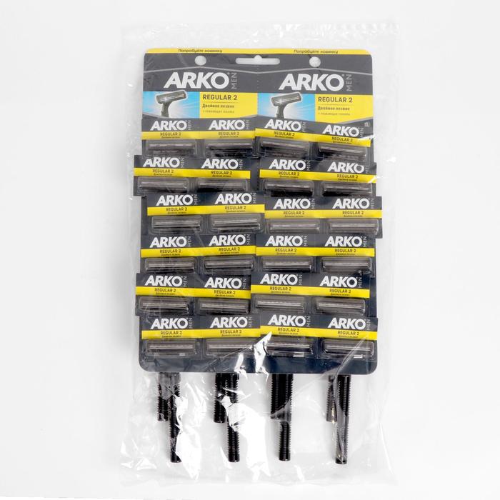 Станок одноразовый ARKO Regular 2 лезвия
Станок одноразовый ARKO Regular 2 лезвия