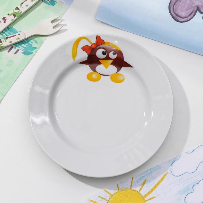 Тарелка мелкая «Пингвинчики», d=20 см
Тарелка мелкая «Пингвинчики», d=20 см
