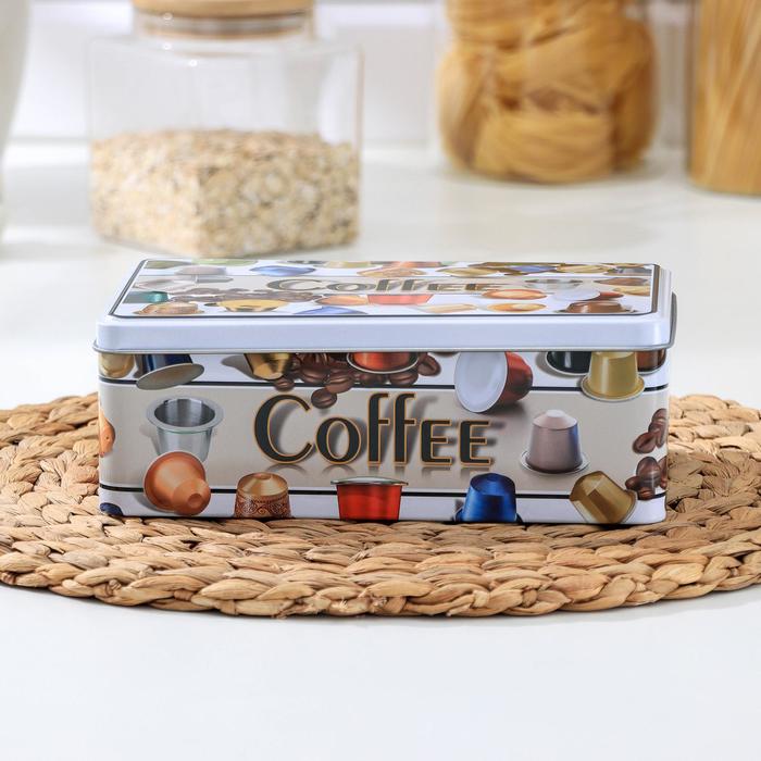 Банка для сыпучих продуктов Coffee, 20×13×7 см
Банка для сыпучих продуктов Coffee, 20×13×7 см