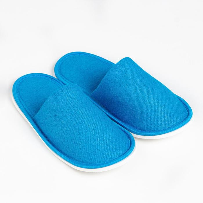 Тапочки женские махровые, закрытый нос, цвет бирюза, размер 39-41
Тапочки женские махровые, закрытый нос, цвет бирюза, размер 39-41