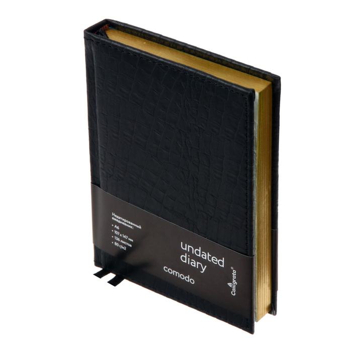 Ежедневник недатированный Comodo A6, 136 листов в клетку, кожзам, под матовую крокодиловую кожу, 2 ляссе, перфорированные уголки
Ежедневник недатированный Comodo A6, 136 листов в клетку, кожзам, под матовую крокодиловую кожу, 2 ляссе, перфорированные уголки