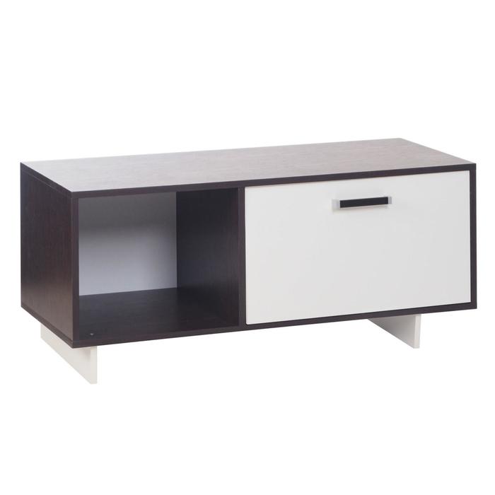 Тумба низкая Эра 1050х500х450 венге/белый
Тумба низкая Эра 1050х500х450 венге/белый