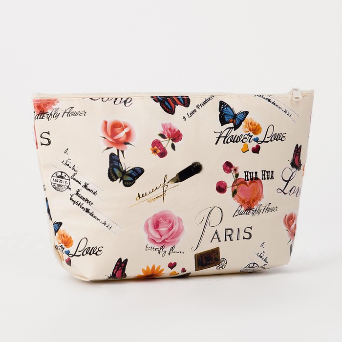 Косметичка на молнии, цвет бежевый
Косметичка на молнии, цвет бежевый