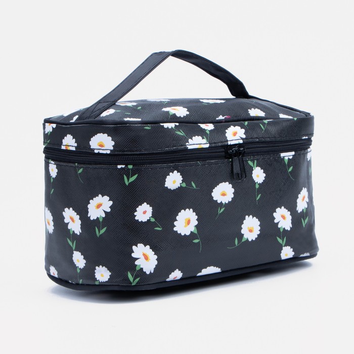 Косметичка на молнии, с зеркалом, цвет чёрный
Косметичка на молнии, с зеркалом, цвет чёрный