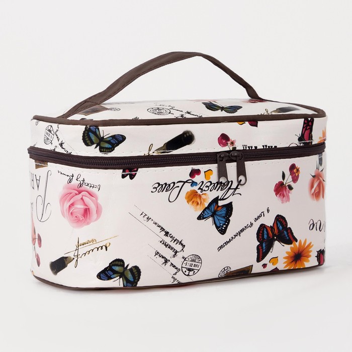 Косметичка на молнии, зеркало, цвет бежевый
Косметичка на молнии, зеркало, цвет бежевый