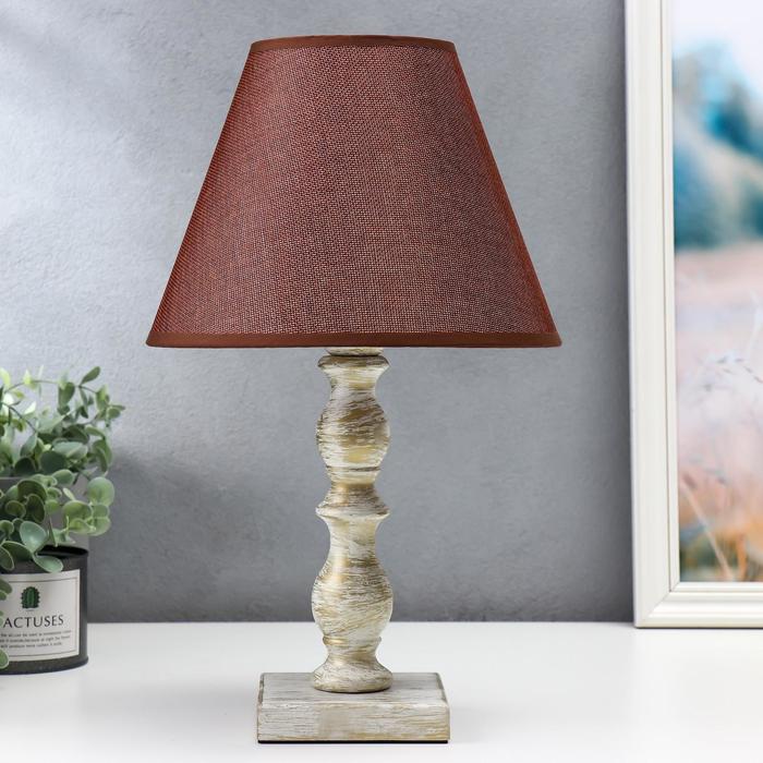 Настольная лампа "Ардель", 1х40Вт Е27, цвет коричневый
Настольная лампа "Ардель", 1х40Вт Е27, цвет коричневый