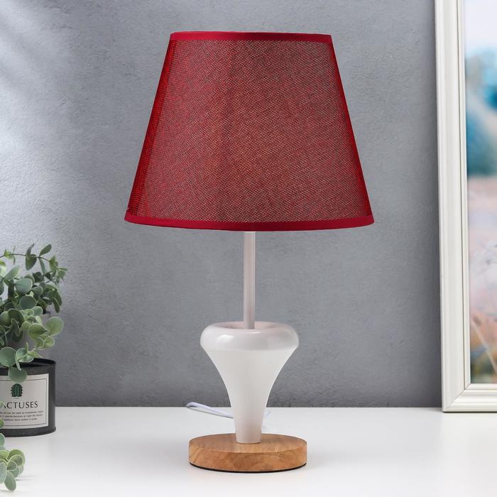 Настольная лампа Love, 1х40Вт Е27, цвет бордо
Настольная лампа Love, 1х40Вт Е27, цвет бордо