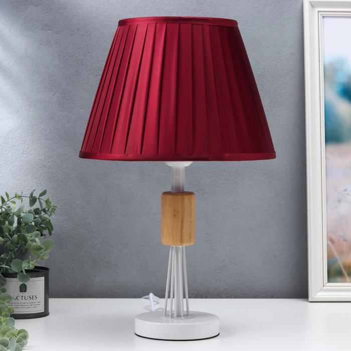 Настольная лампа Hodum, 1х40Вт Е27, цвет бордо
Настольная лампа Hodum, 1х40Вт Е27, цвет бордо