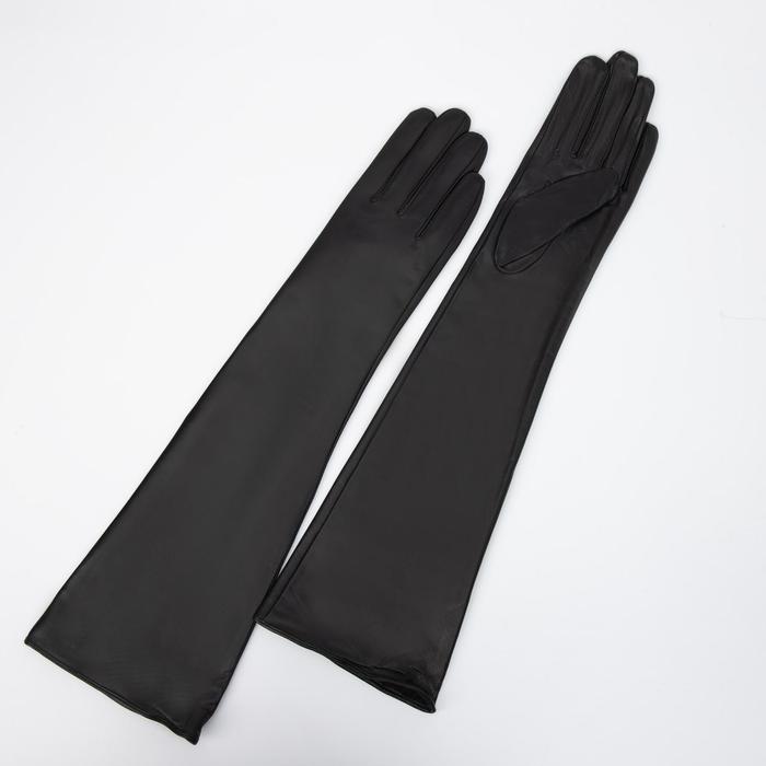 Перчатки женские, размер 8, цвет чёрный 
Перчатки женские, размер 8, цвет чёрный