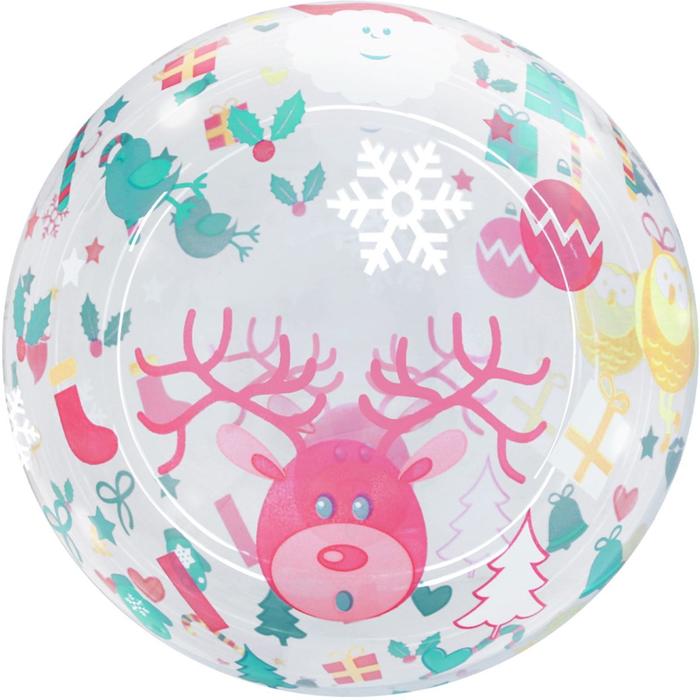 Шар полимерный 20'' 3D-сфера «Новогодний микс», Deco Bubble, прозрачный, 1 шт.
Шар полимерный 20'' 3D-сфера «Новогодний микс», Deco Bubble, прозрачный, 1 шт.