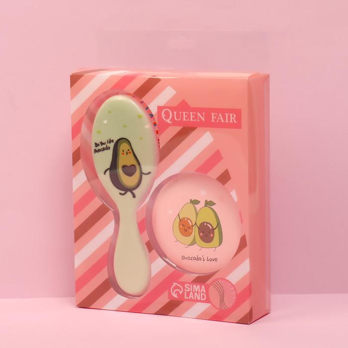 Подарочный набор «Авокадики», 2 предмета: зеркало, массажная расчёска, рисунок МИКС
Подарочный набор «Авокадики», 2 предмета: зеркало, массажная расчёска, рисунок МИКС