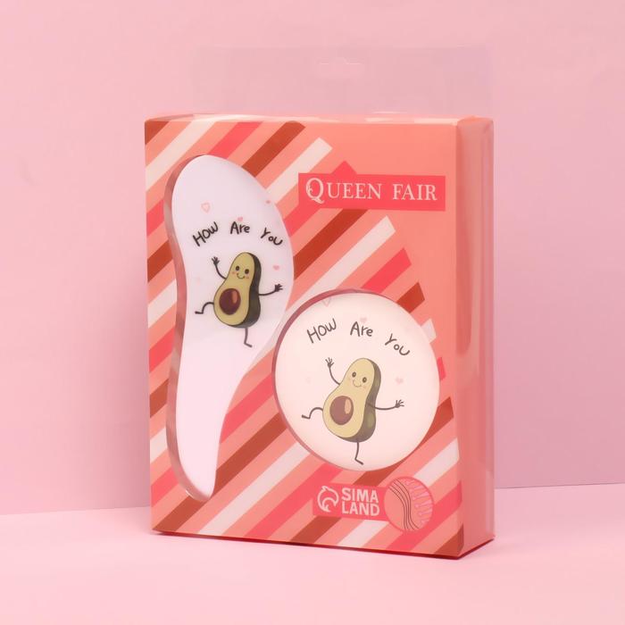 Подарочный набор «Авокадо», 2 предмета: зеркало, массажная расчёска, рисунок МИКС
Подарочный набор «Авокадо», 2 предмета: зеркало, массажная расчёска, рисунок МИКС