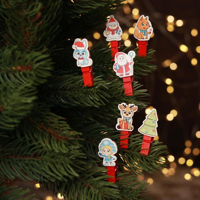 Набор декоративных прищепок «Новогодние истории» 10 шт.
Набор декоративных прищепок «Новогодние истории» 10 шт.